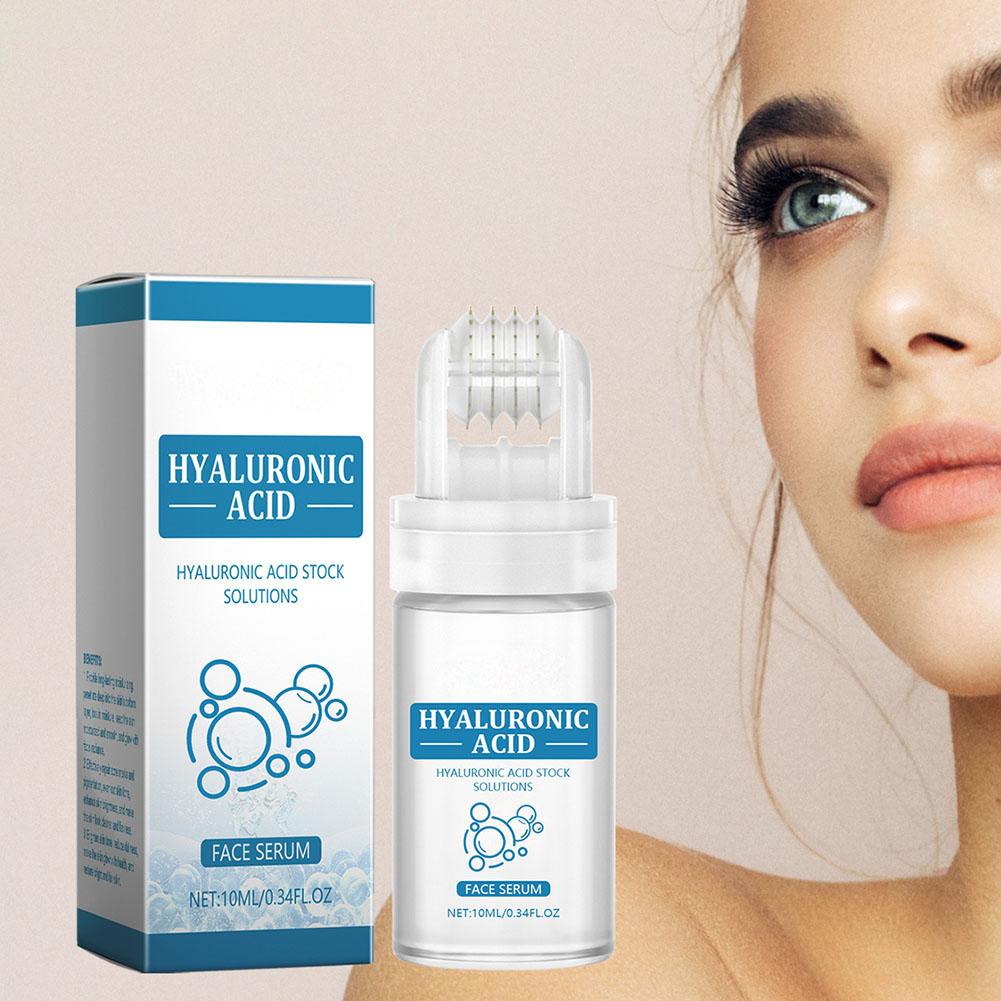 Skincare - Hyaluronzuur gezichtsserum 10 ml, met rollerapplicator,