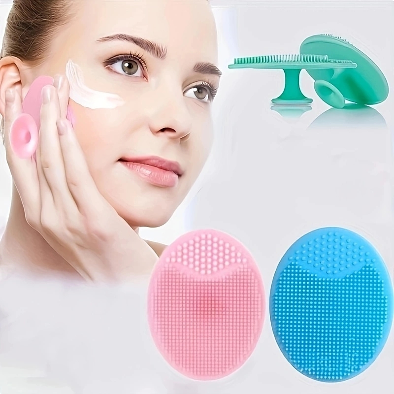 Silicone Face Scrubber Electric - Zachte gezichtsreinigingshulpmiddelen, mee-eterverwijderaar, veilige dubbelzijdige gezichtsreinigingsborstel,