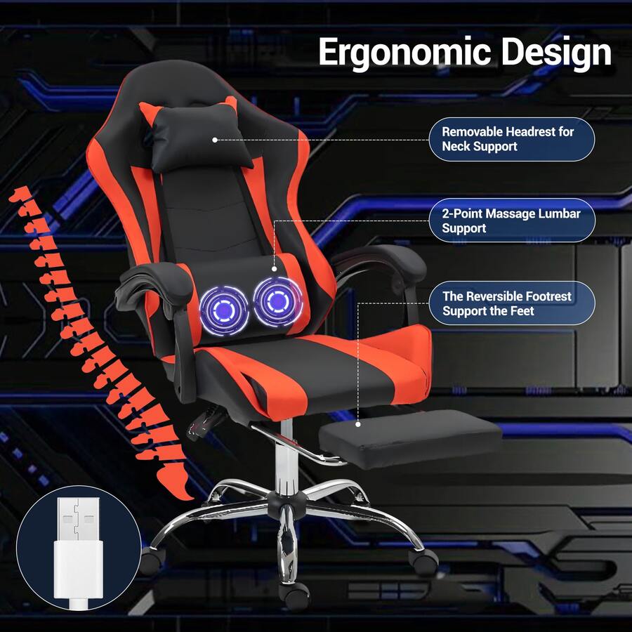 Gamingstoel met massagefunctie - Massage recensie en prijs