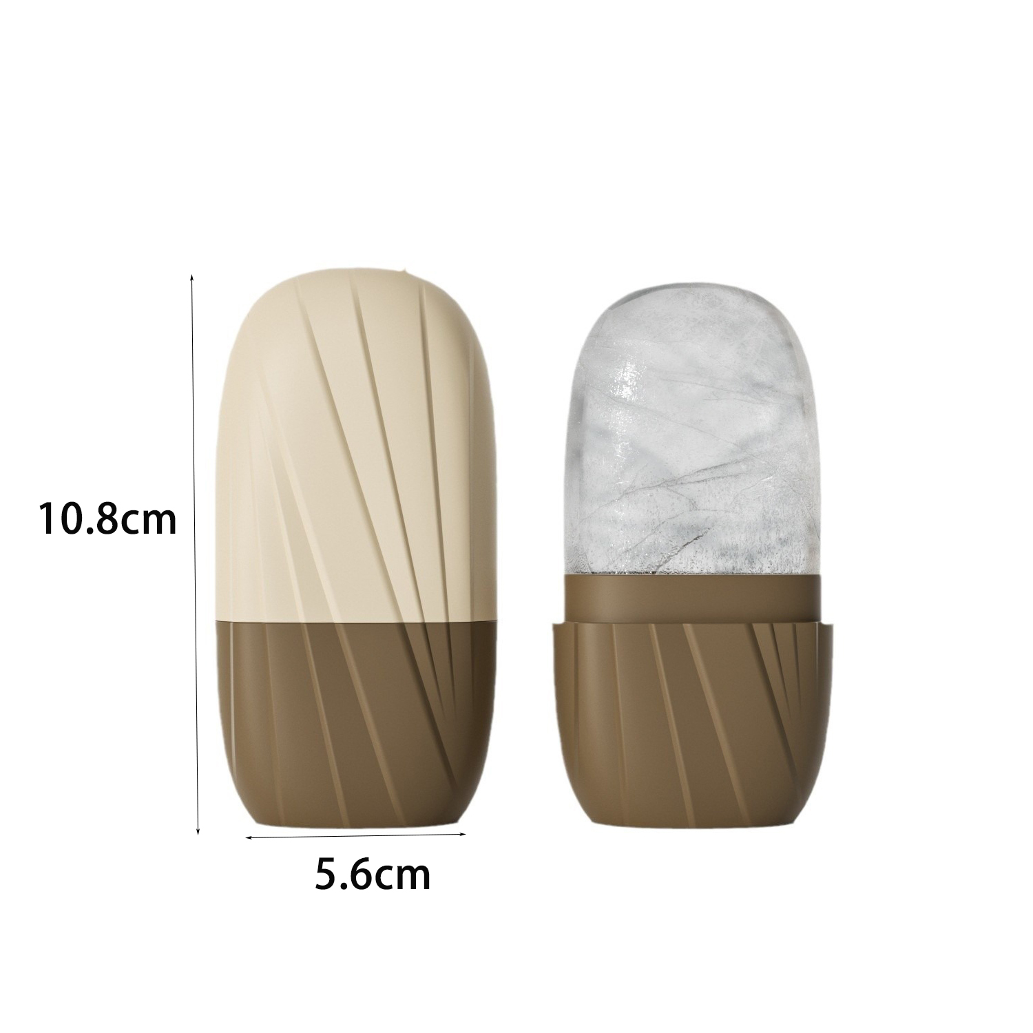 Esthetische gestreepte gezicht - Face Ice Roller Puffiness recensie en prijs
