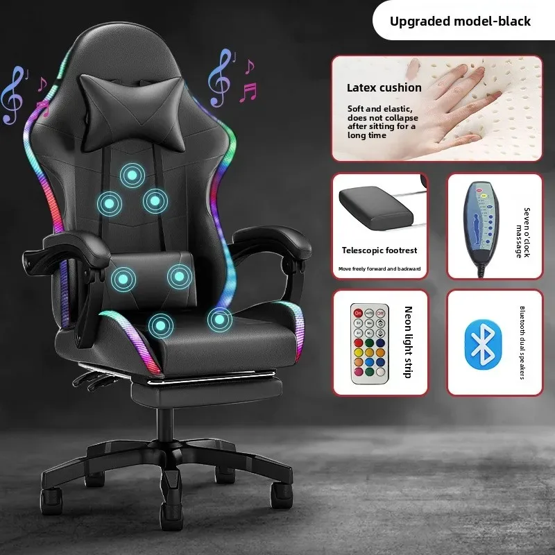 E-sports stoel met verlichting - Massage recensie en prijs